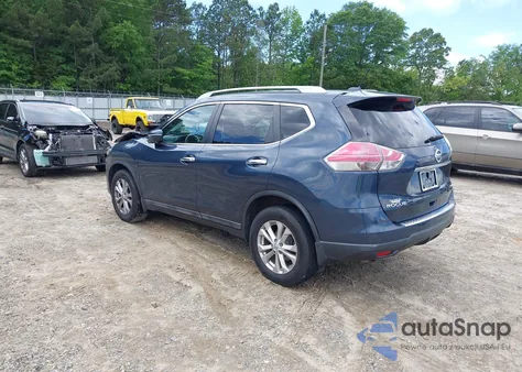 2015 Nissan Rogue Sv z USA, uszkodzony, nr VIN 5N1AT2MV9FC876128